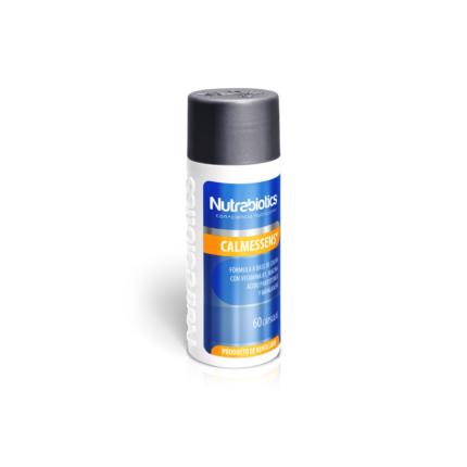 Calmessens® suplemento dietario NutraBiotics en presentación comercial