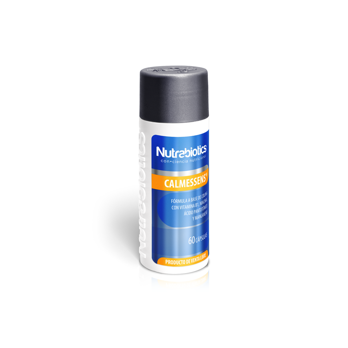Calmessens® suplemento dietario NutraBiotics en presentación comercial