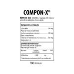 Compon X® suplemento dietario NutraBiotics en presentación comercial
