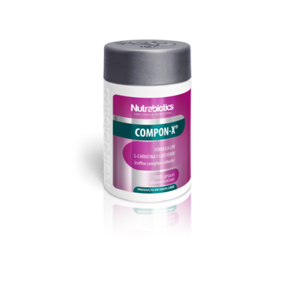 Compon X® suplemento dietario NutraBiotics en presentación comercial