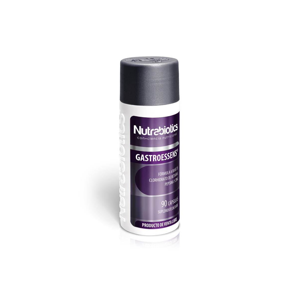Gastroessens® suplemento dietario NutraBiotics en presentación comercial