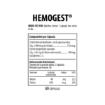 Hemogest® suplemento dietario NutraBiotics en presentación comercial
