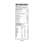 Metabessens® suplemento dietario NutraBiotics en presentación comercial