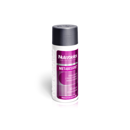 Metabessens® suplemento dietario NutraBiotics en presentación comercial