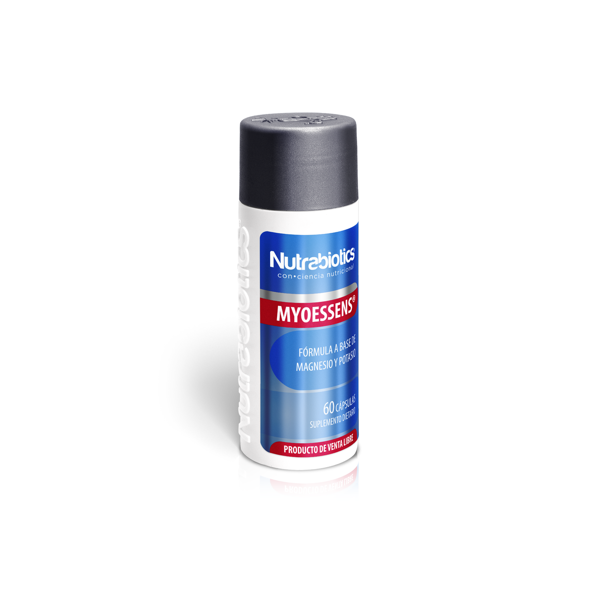 Myoessens® suplemento dietario NutraBiotics en presentación comercial