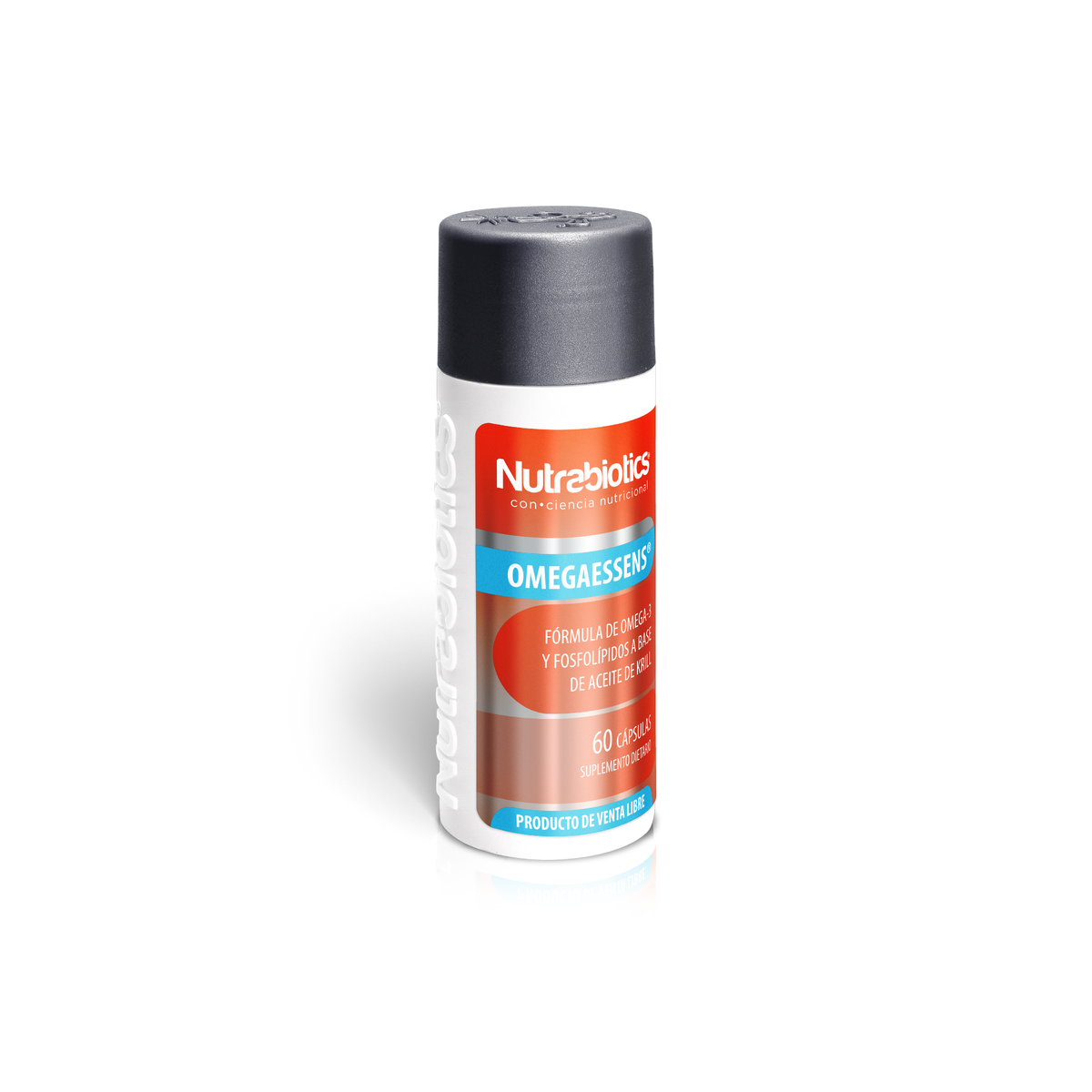 Omegaessens® suplemento dietario NutraBiotics en presentación comercial