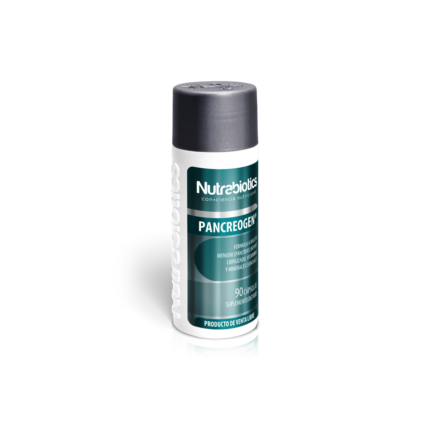 Pancreogen® suplemento dietario NutraBiotics en presentación comercial