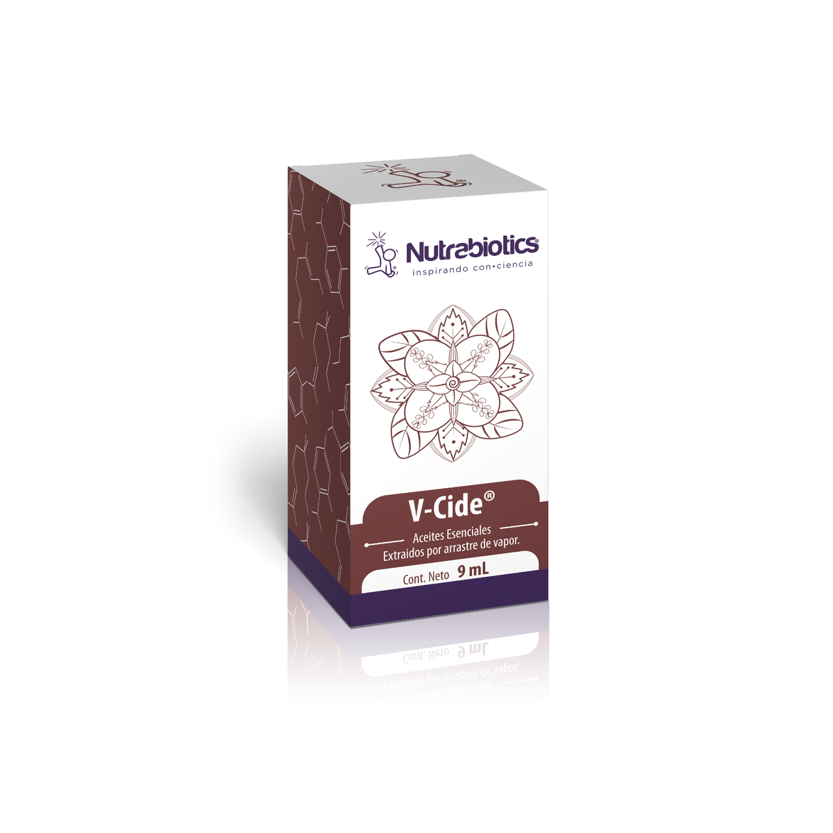V-Cide® suplemento dietario NutraBiotics en presentación comercial